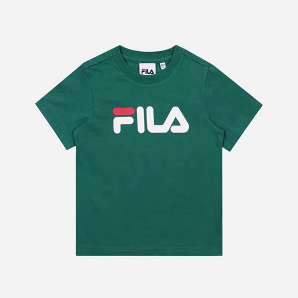 Camisetas Fila Menina Verdes - Fila Uno Crew Neck S/S Portugal Lisboa,TFVX-39026